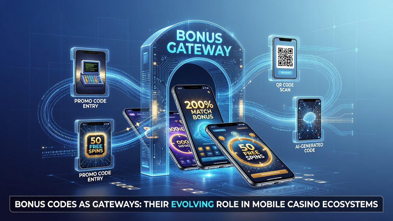 Analytics dashboard showing bonus code redemption trends across mobile casino platforms