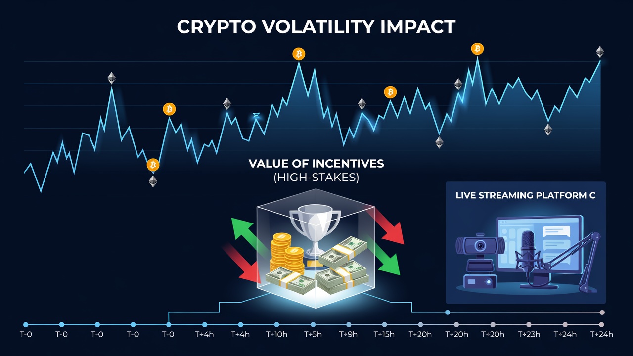 Live dealer table with crypto payment interface highlighting incentive value changes