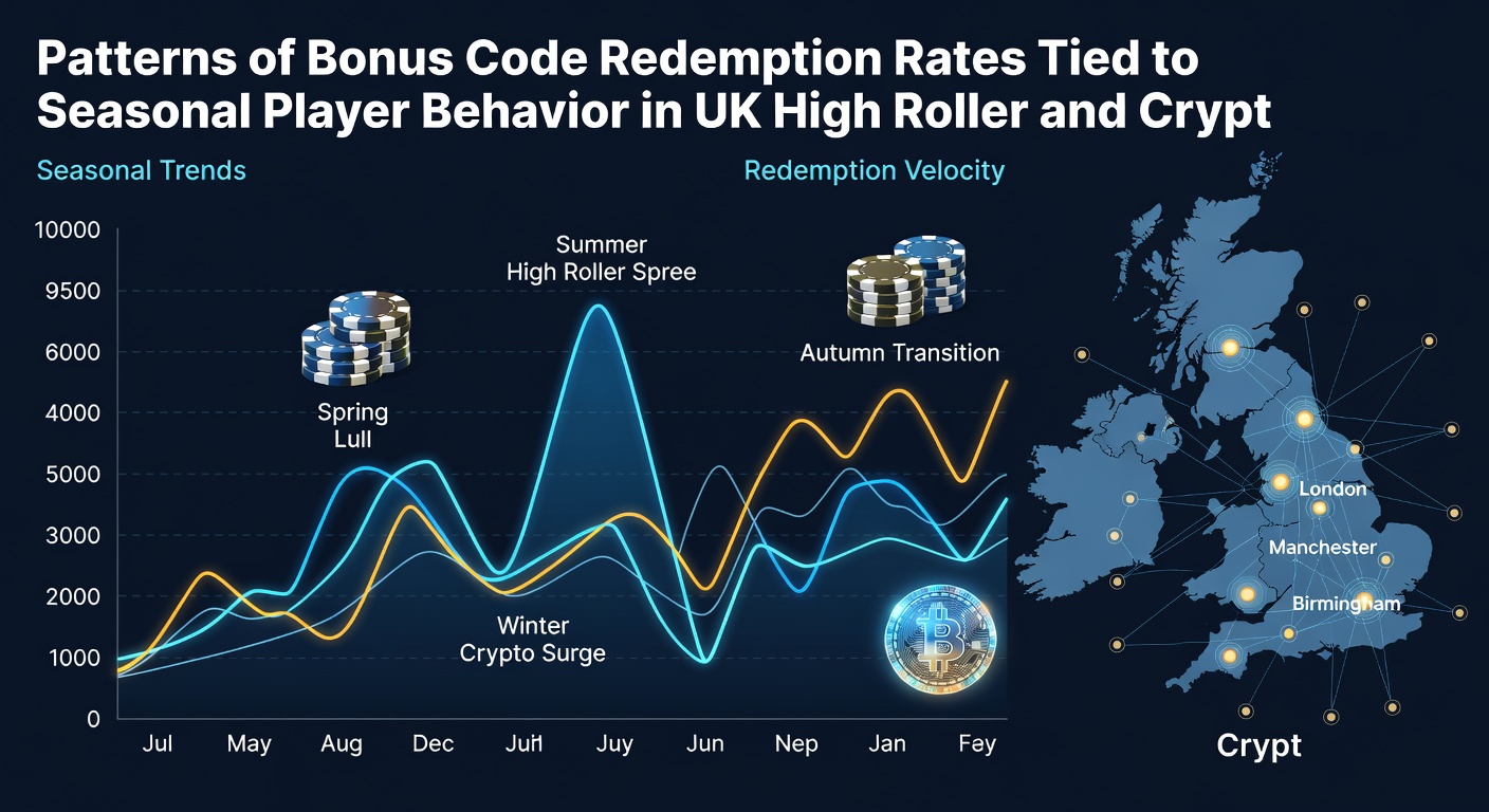 Graph illustrating crypto player bonus redemptions correlated with seasonal and market trends