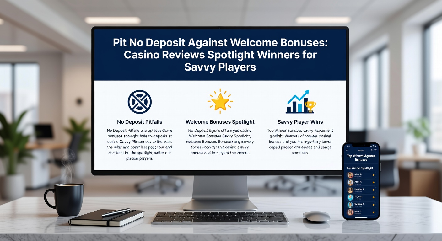 Comparative chart of bonus icons, no-deposit chips versus stacked welcome bonus coins on a sleek gaming table