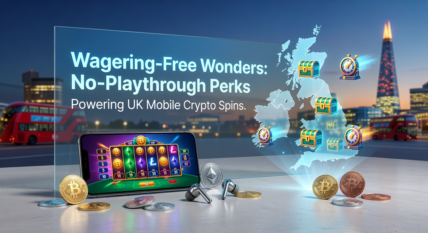 Vibrant mobile screen showing crypto free spins landing a jackpot win without wagering requirements